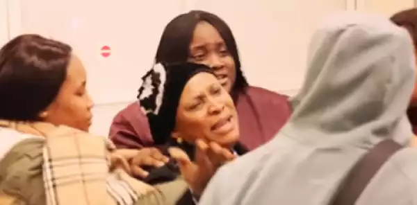 See The Moment A Nigerian Mother Reunited With Her Children After 5 Years Apart